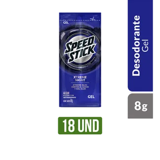 Desodorante Speed Stick Xtreme Night x18Und x8gr
