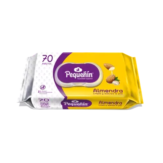 Pañitos Humedos Pequeñin Almendra x70 Pañitos