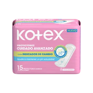Protector Diario Kotex con Indicador De PH x15 Protectores