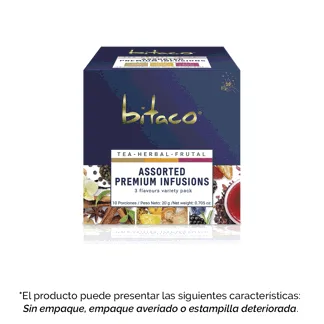 Te Bitaco Surtido Con Sobreenvoltura x10 Sobres (Outlet)