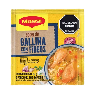 Maggi Sopa Gallina Con Fideos Sachet x52gr