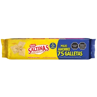 Galletas Saltinas Mantequilla 5 Tacos Maxi Ahorro x480gr