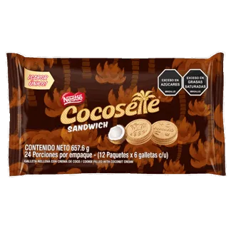 Galletas Cocosette Sandwich x12Un x54.8gr