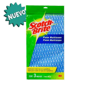 Paño Reutilizable Scotch Brite x3 Paños