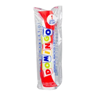 Vaso Domingo 1 Onza Blanco x50Un