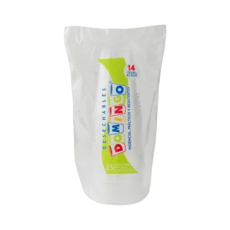 Vaso Domingo 14 Onzas Transparente x25Un