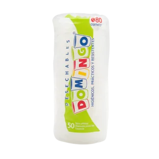 Tapa Para Vaso Tuc De 9,10 y 12 Onzas Transparente x50Un