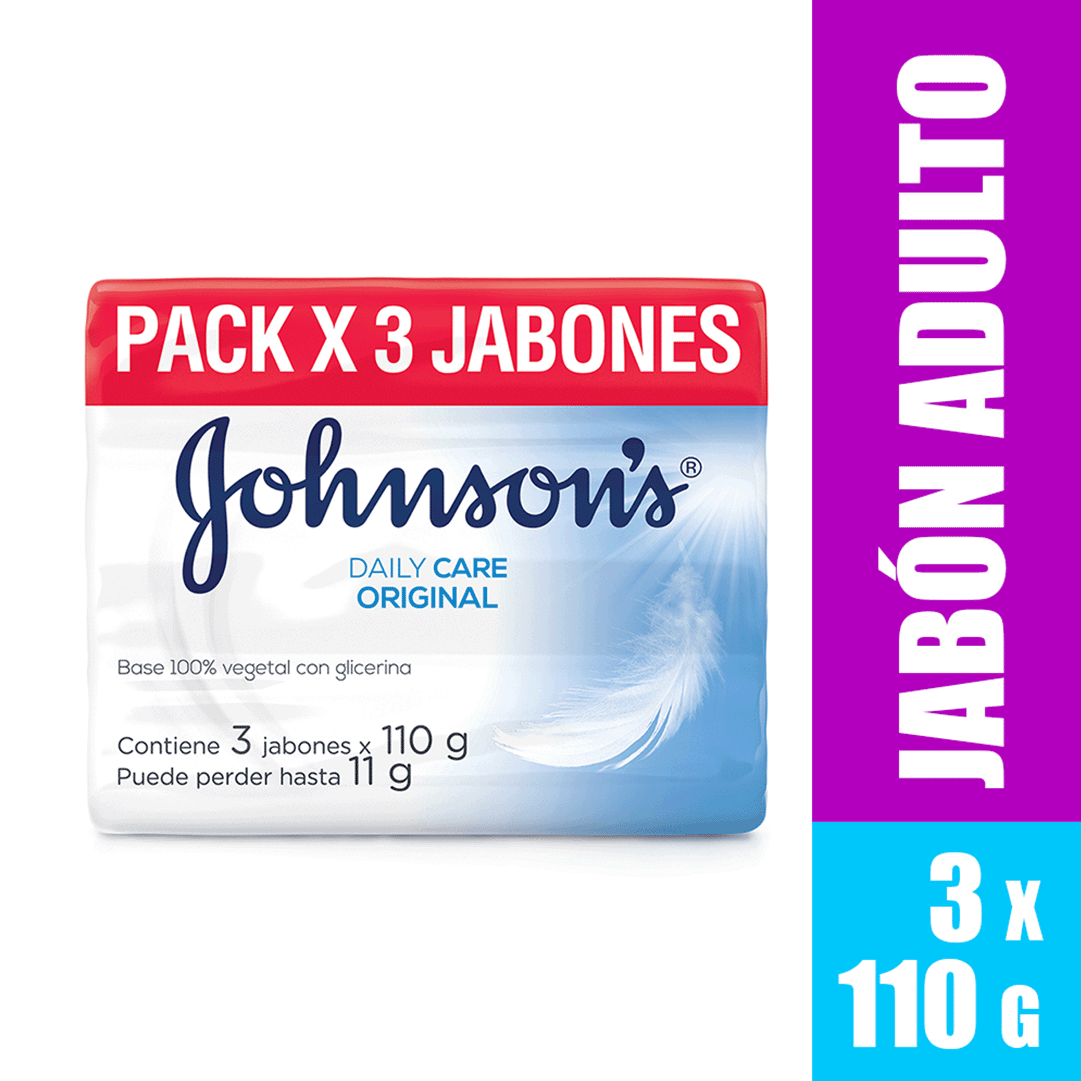 Jabón Johnson´S Barra Original Tripack 16Dp x3Un x110gr