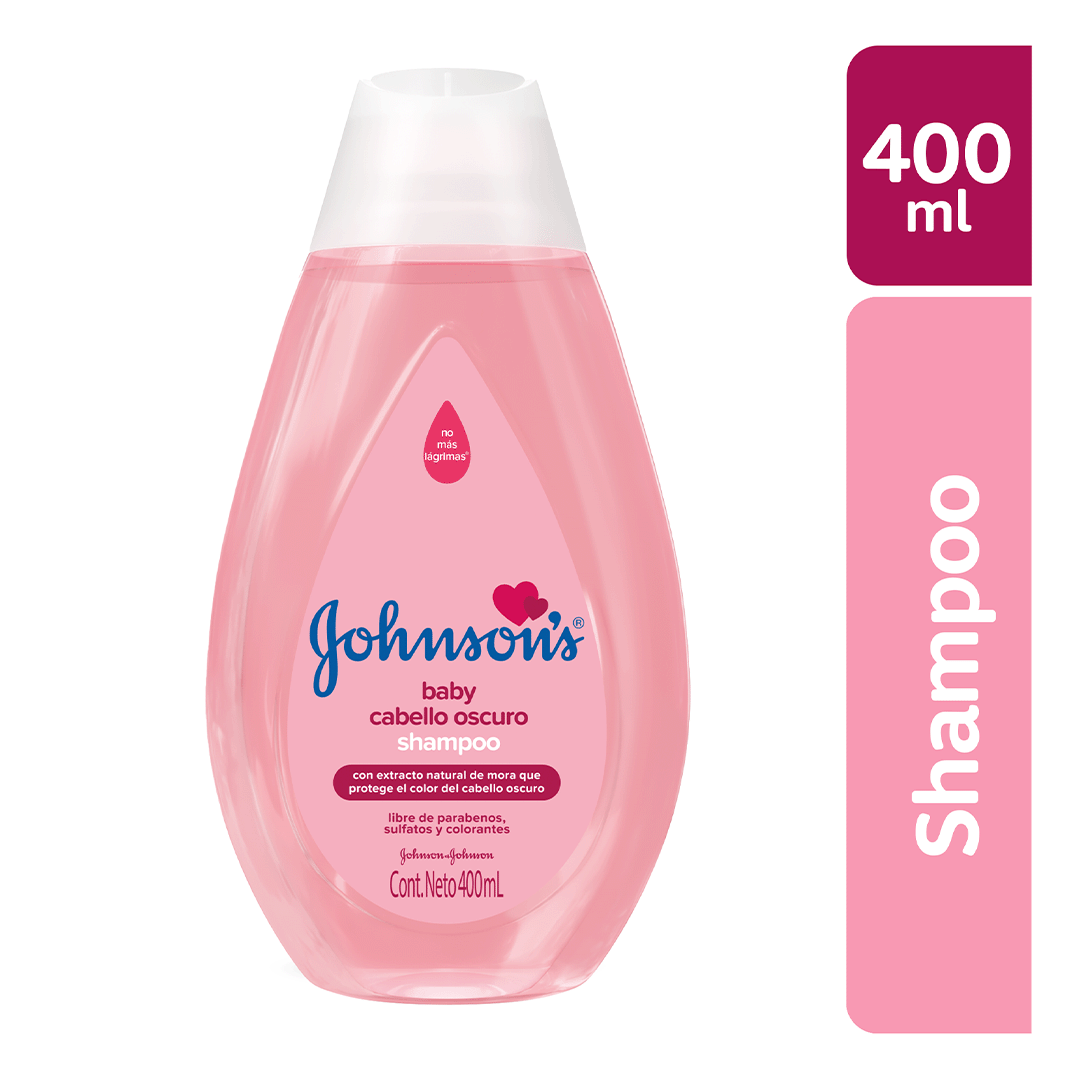 Shampoo Bebé JOHNSON’S Cabello Oscuro x 400ml