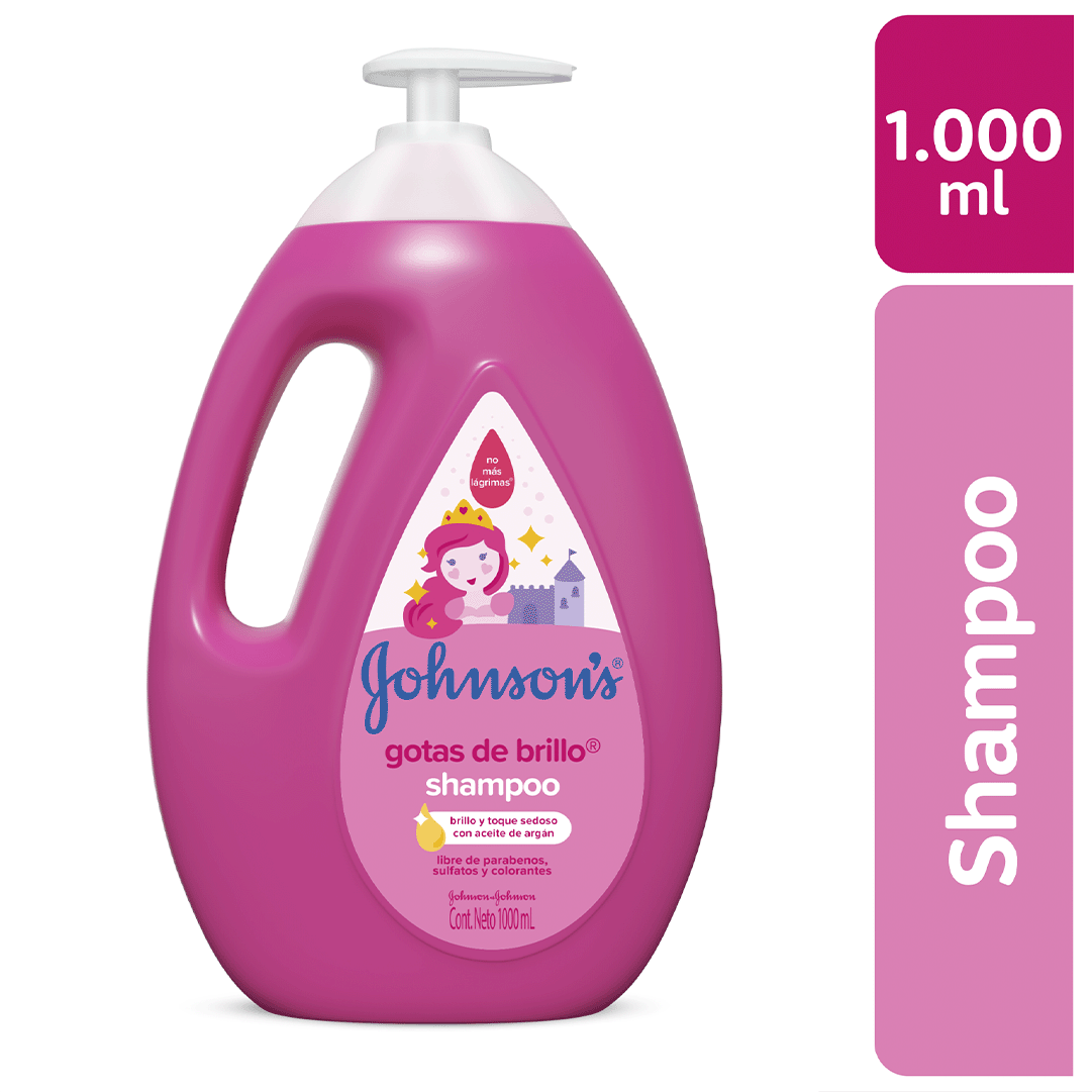 Shampoo Johnson’s Baby Gotas De Brillo x6Un x1000ml
