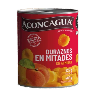 Aconcagua Duraznos en Mitades Lata 822g.