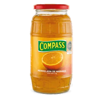 Compass Mermelada Naranja. Frasco 1kg.