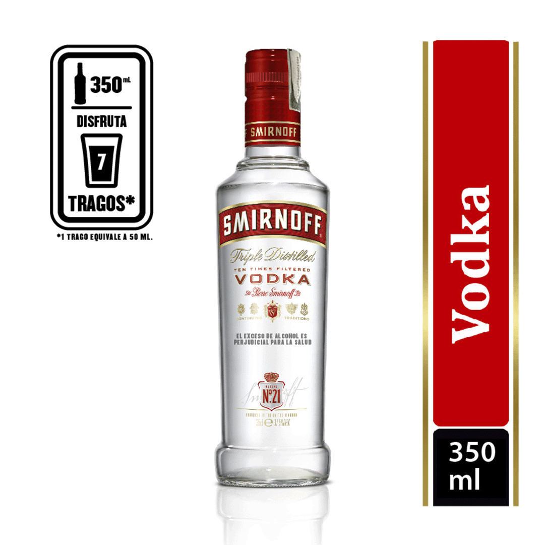 Vodka Smirnoff Red x350ml