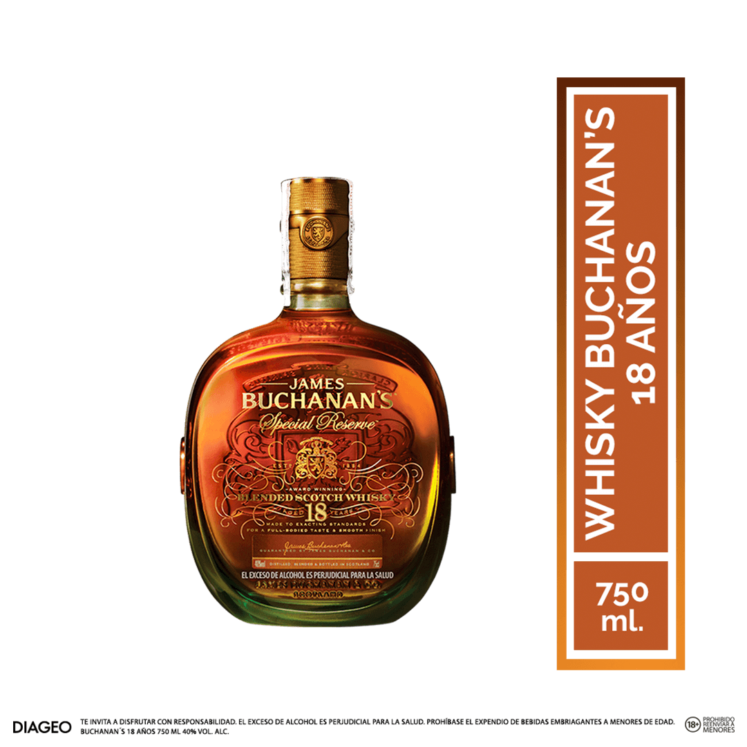 Whisky Buchanans 18 Años 750 ML