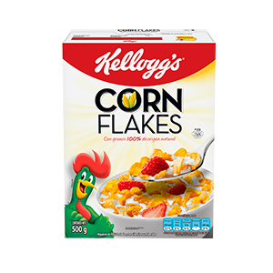 Cereal Kellogg Corn Flakes 18un x500gr