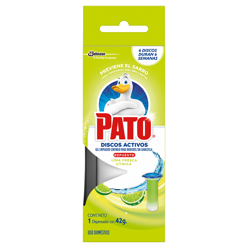 Desodorizante Pato Discos Activos Gel Tubo x42gr