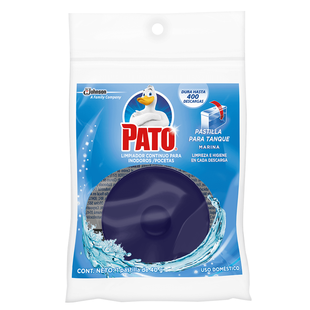 Desodorizante Pastilla Tanque Pato Bolsa x40gr