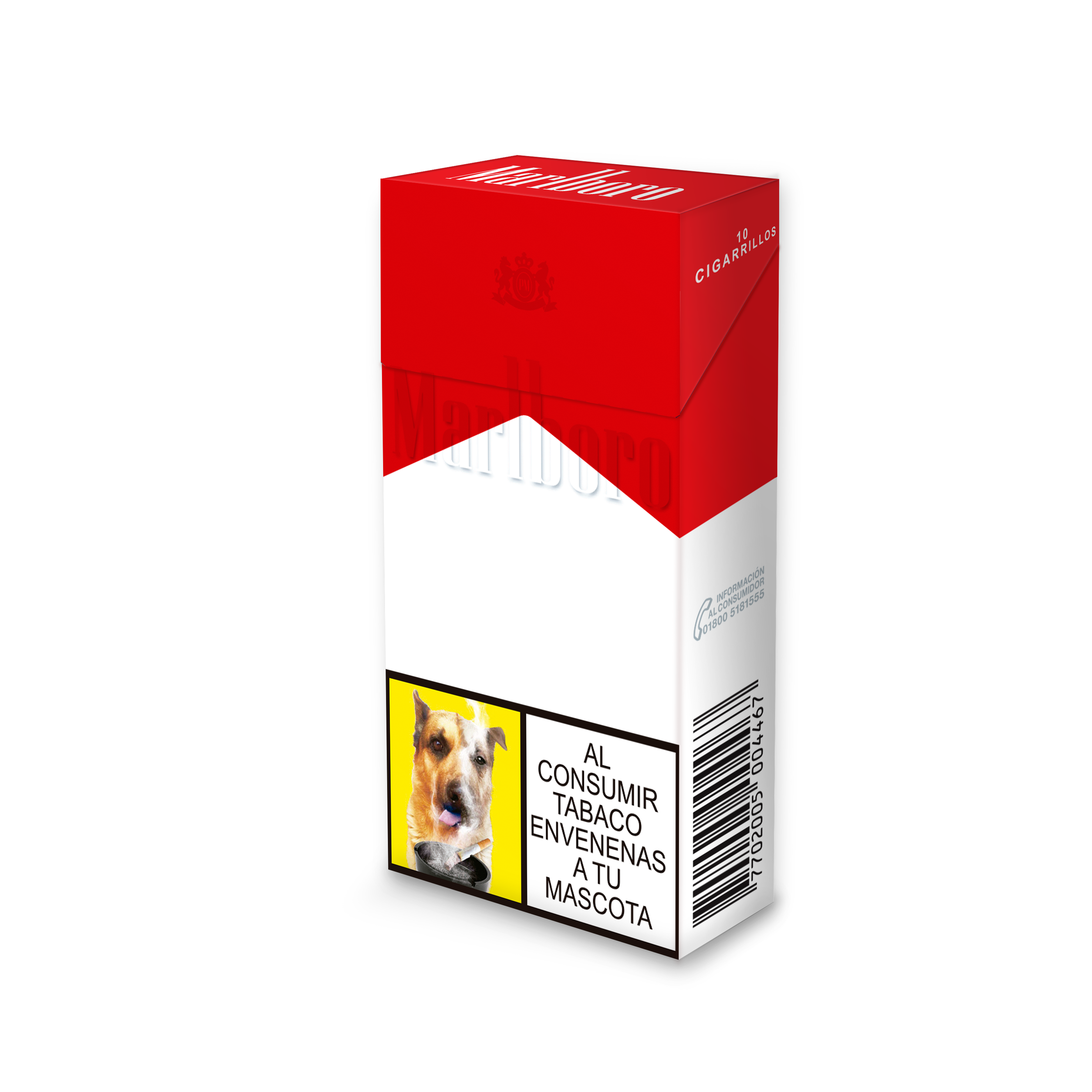 Cigarrillo Marlboro Rojo 2.0 Dorado 100dp x10un x10cig
