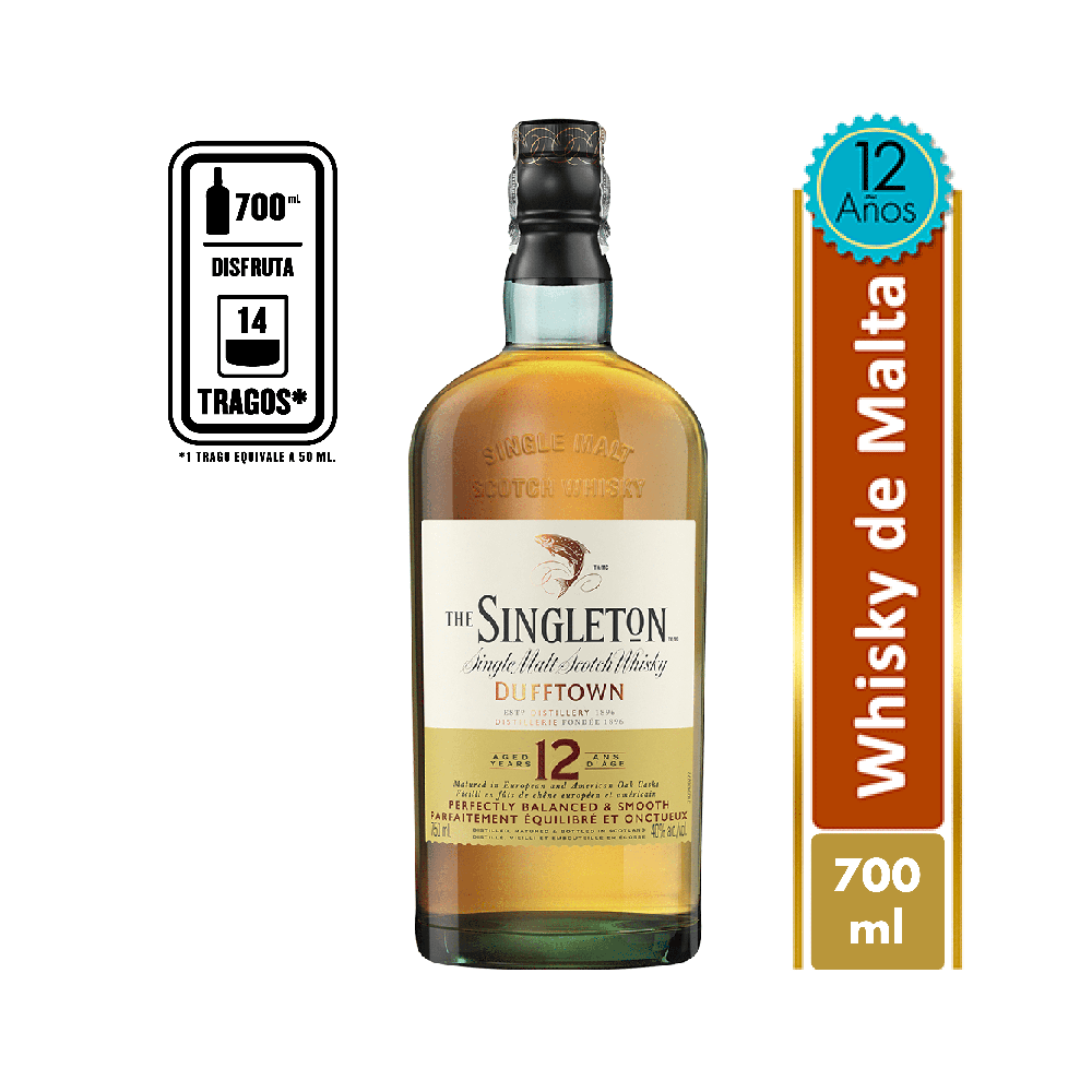 Whisky Singleton of Dufftown 12años x700ml