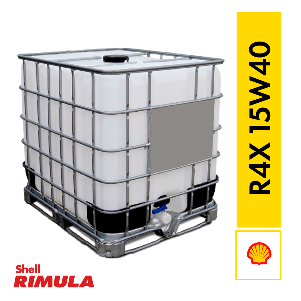 Aceite Shell Rimula R4X 15W40 Contenedor 1un x1000lts