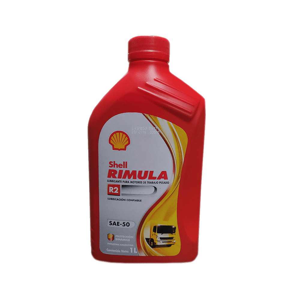 Aceite Shell Rimula R2 50 CF 12un x1lt Nueva Presentación