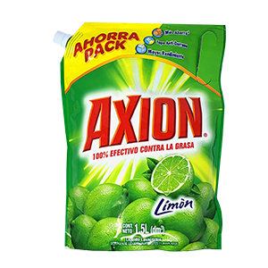 Lavaplatos Axion Liquido DoyPack x1500ml Ahorra PackLimónEspuma Activa