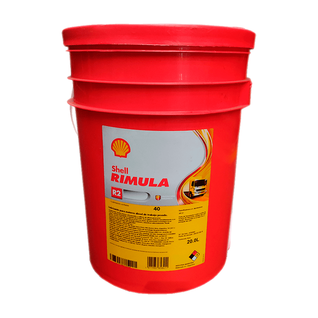 Aceite Shell Rimula R2 40 CF Balde 1un x20lts