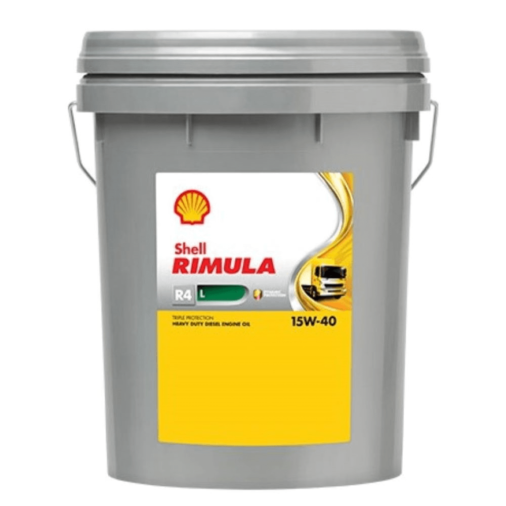 Aceite Shell Rimula R4 L 15W40 CK4 Balde 1un x5gal
