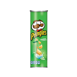 Papas Fritas Pringles Crema y Cebolla x124gr