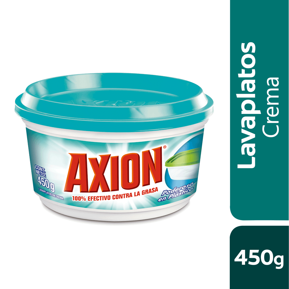 Lavaplatos Axión Complete Plásticos Crema 450gr