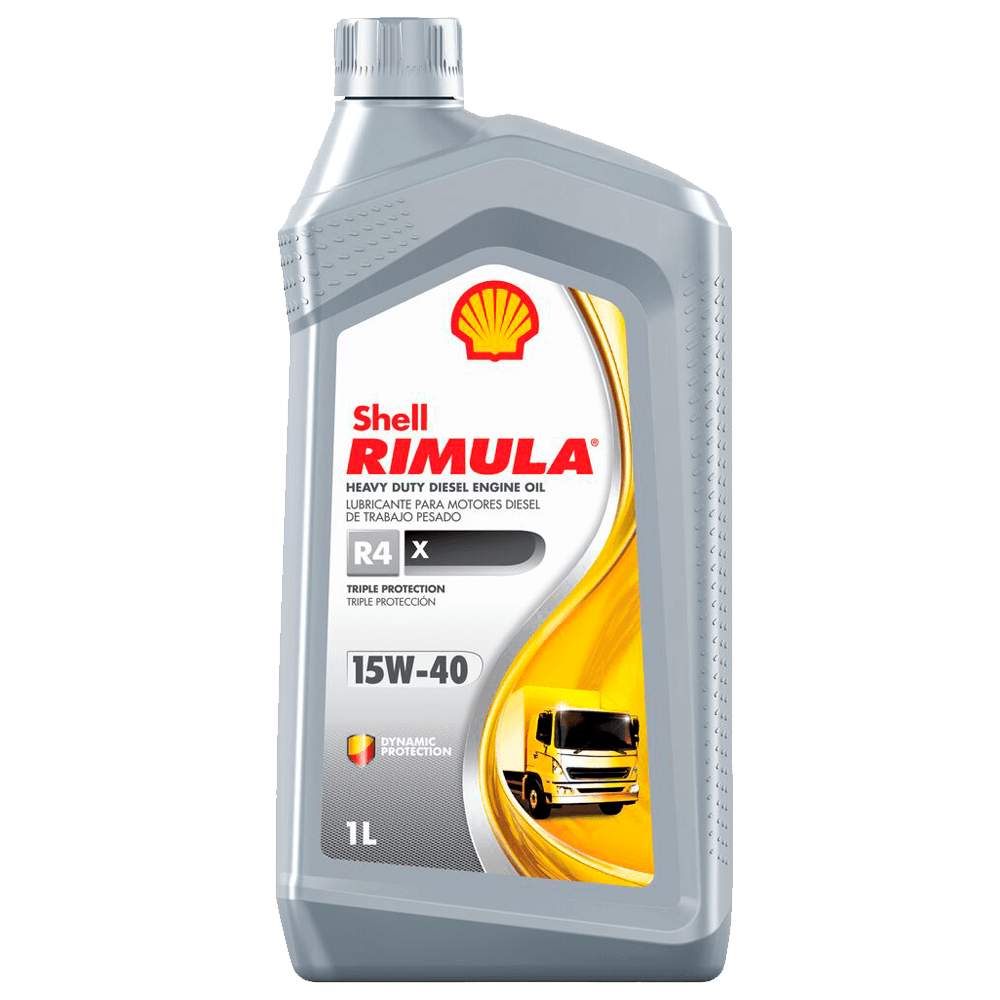 Aceite Shell Rimula R4 X 15W40 6un x1lt