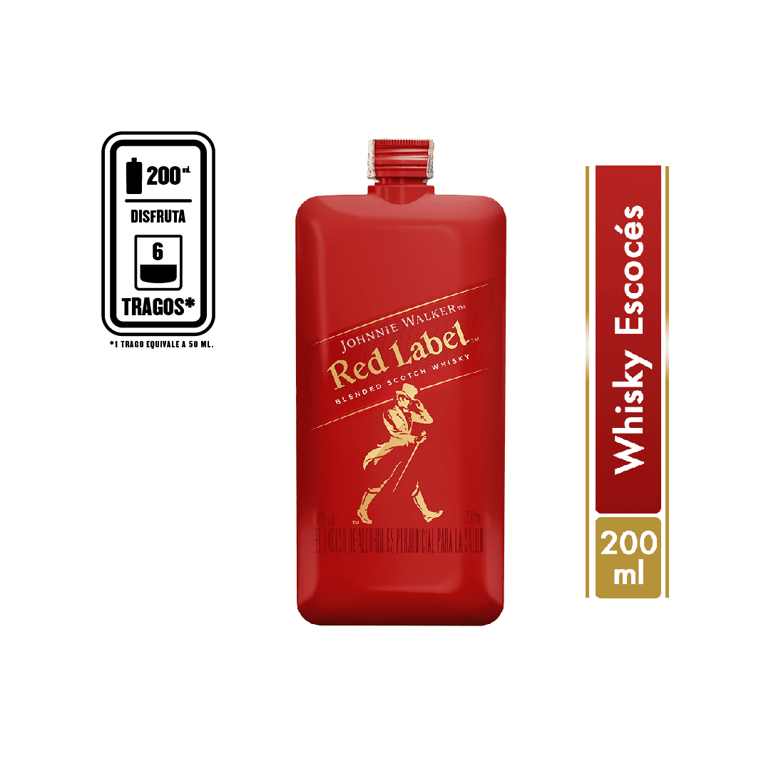 Whisky Johnnie Walker Red Label x200ml
