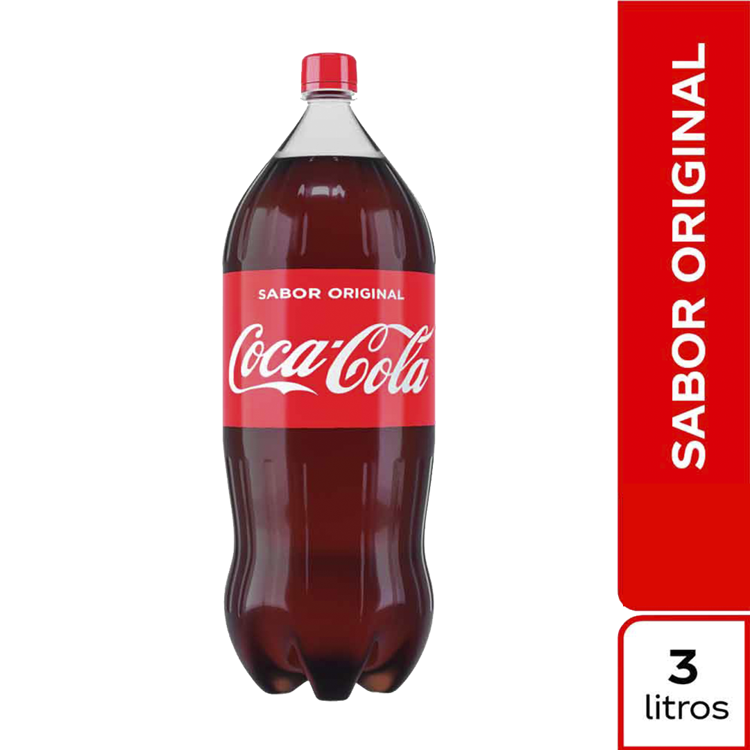 Gaseosa Coca-Cola Botella Pet x3000ml