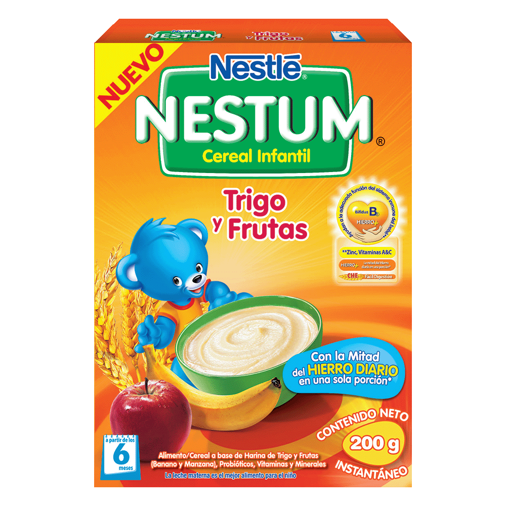 Nestum Iron+ Trigo Frutas x200gr