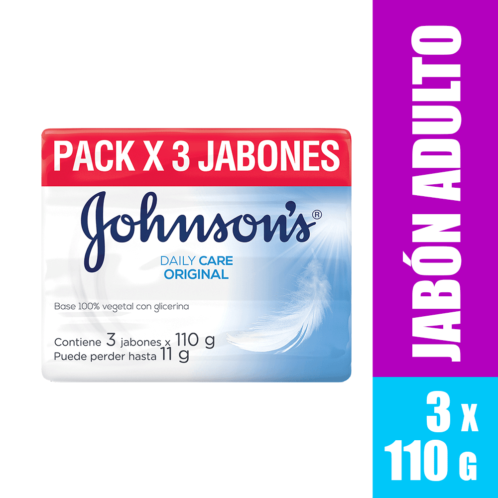 Jabón Johnson´S Barra Original Tripack x3Un x110gr
