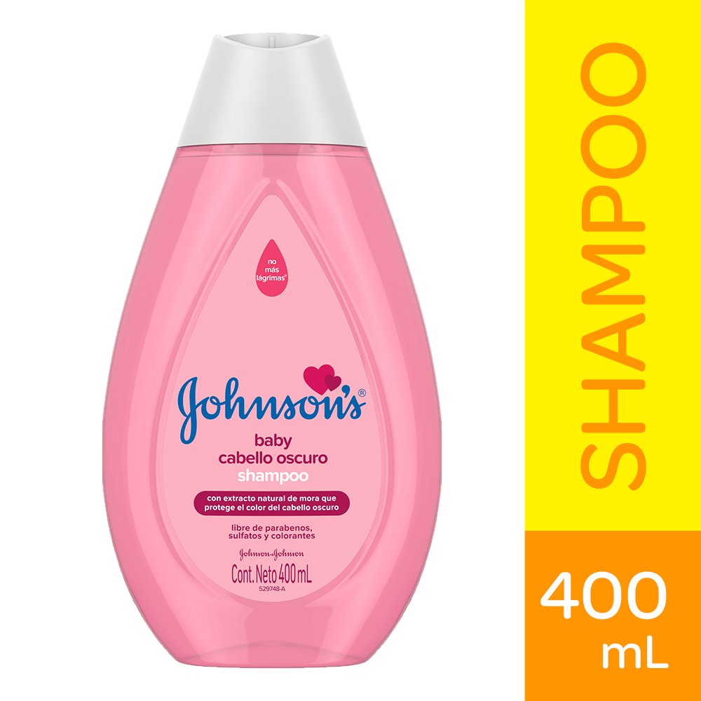 Shampoo Bebé JOHNSON’S Cabello Oscuro x 400ml