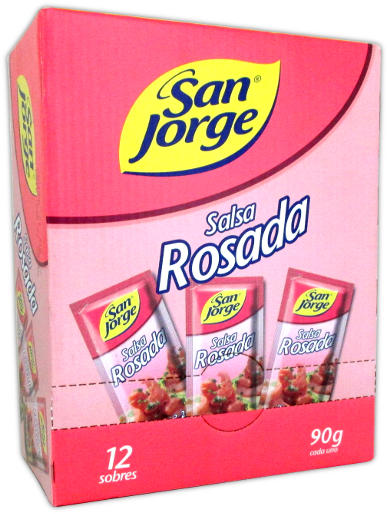 Salsa Rosada San Jorge Sachet x12 Salsas x90gr