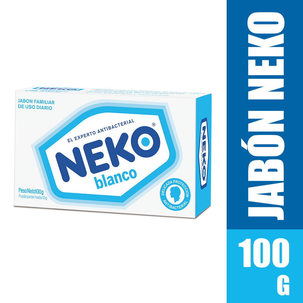 Jabón Neko Antibacterial Blanco X125 GR