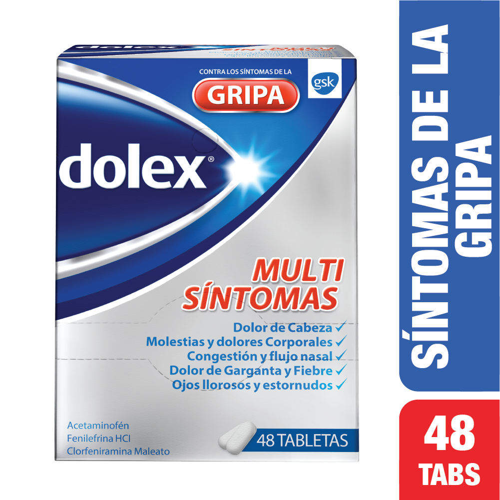 Dolex Gripa x50Un x48 Tabletas