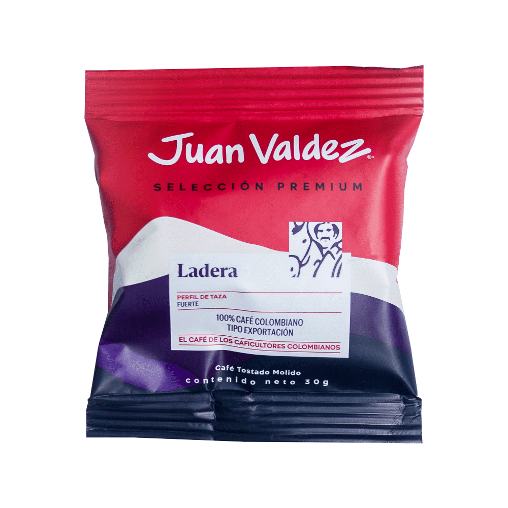 Café Juan Valdez Ladera Tostado Molido x12Un x30gr