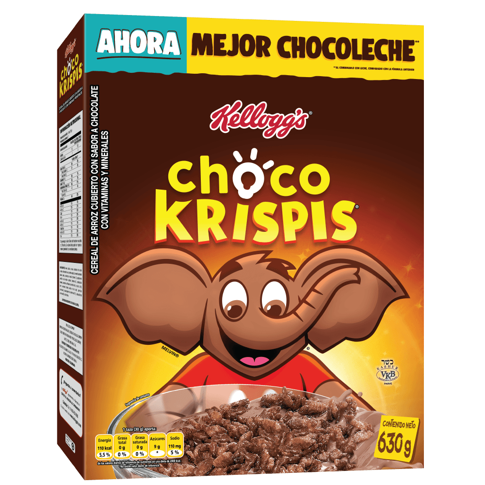 Cereal Kellogg Choco Krispis x18Un x630gr