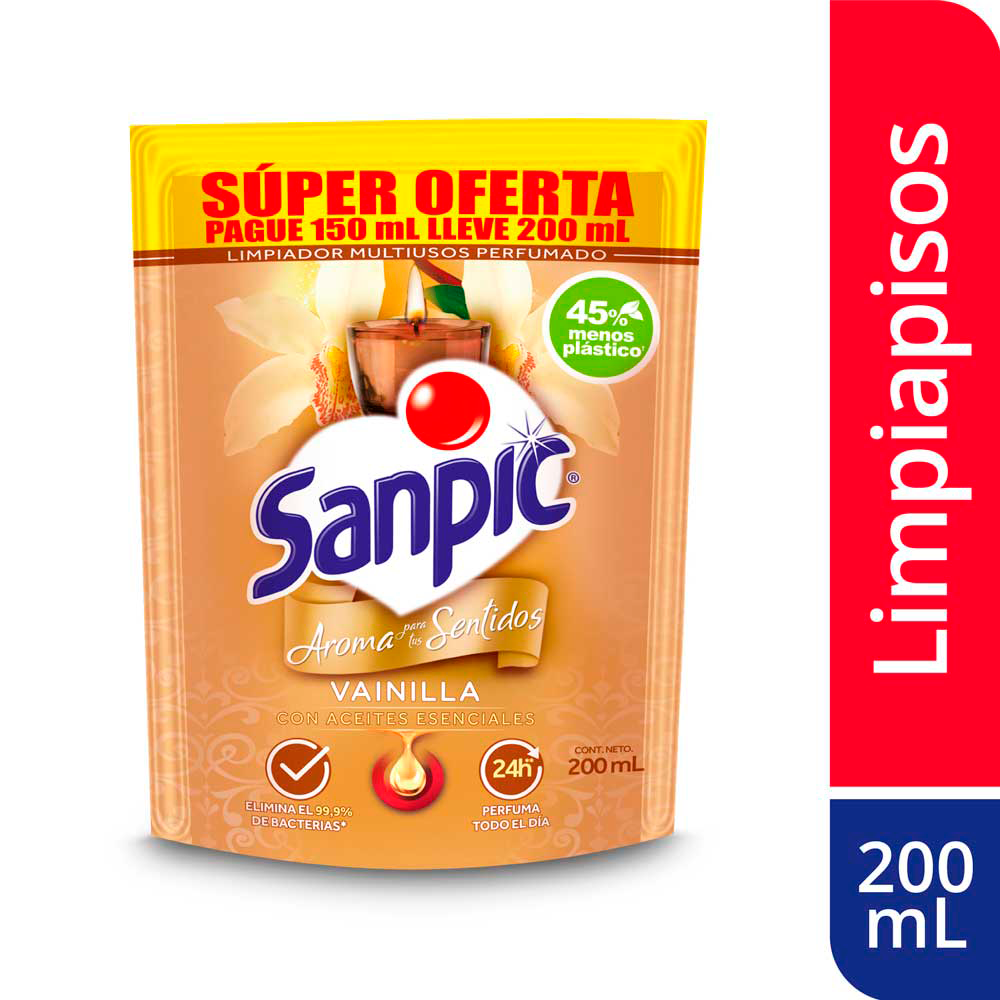 Limpiador Sanpic Vainilla x200ml