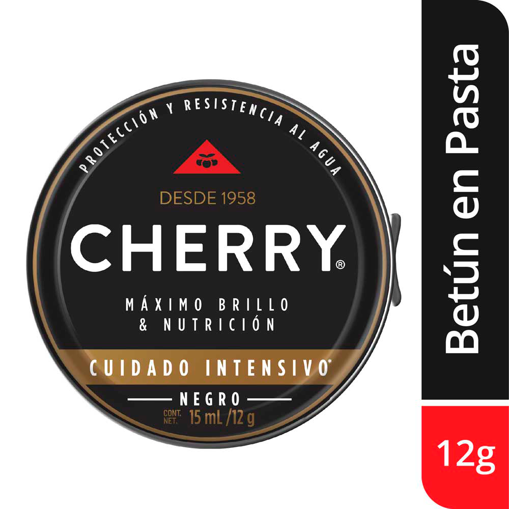 Betún Cherry Negro Pasta x12Un x12gr