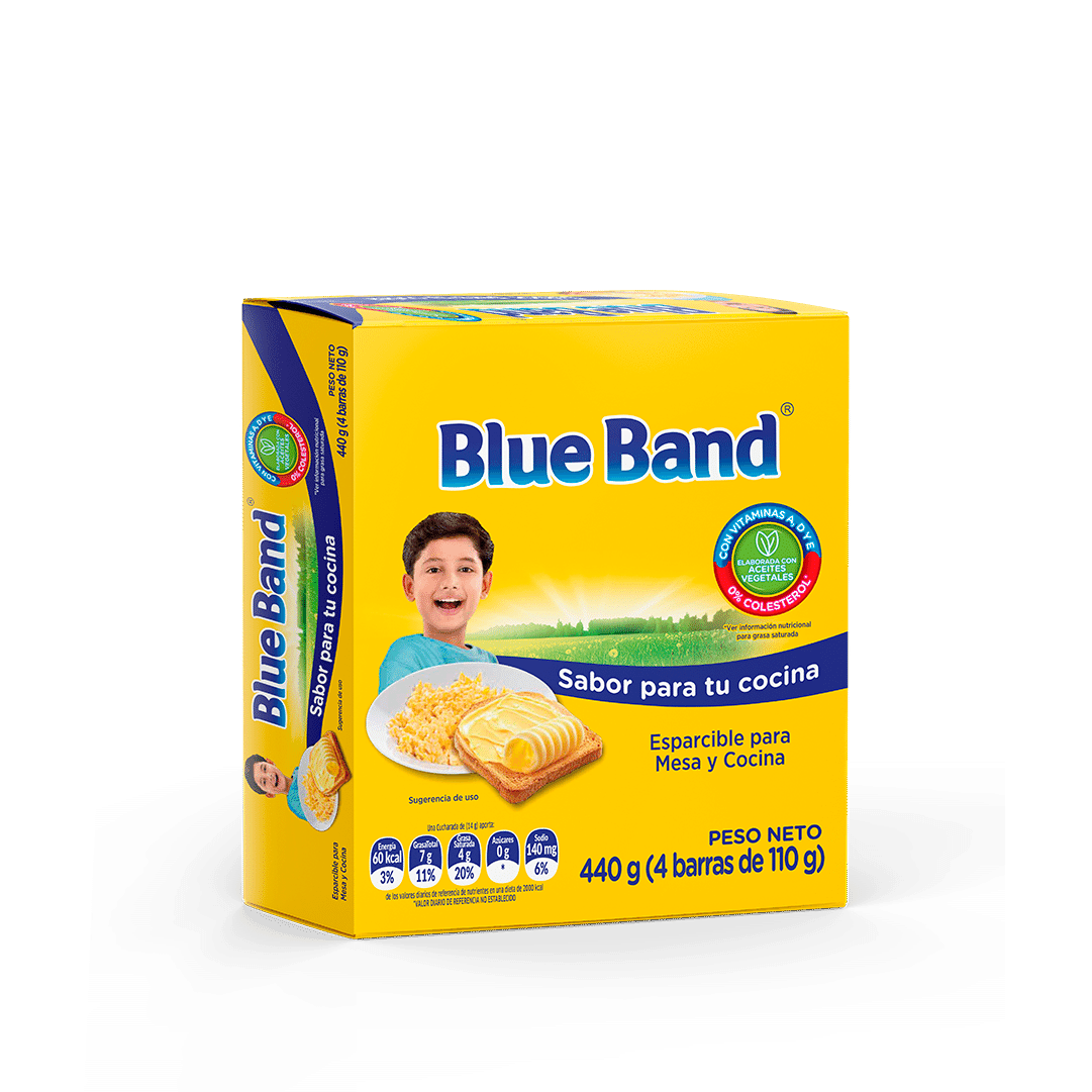 Margarina Blue Band Con Sal x4 Barras x110gr