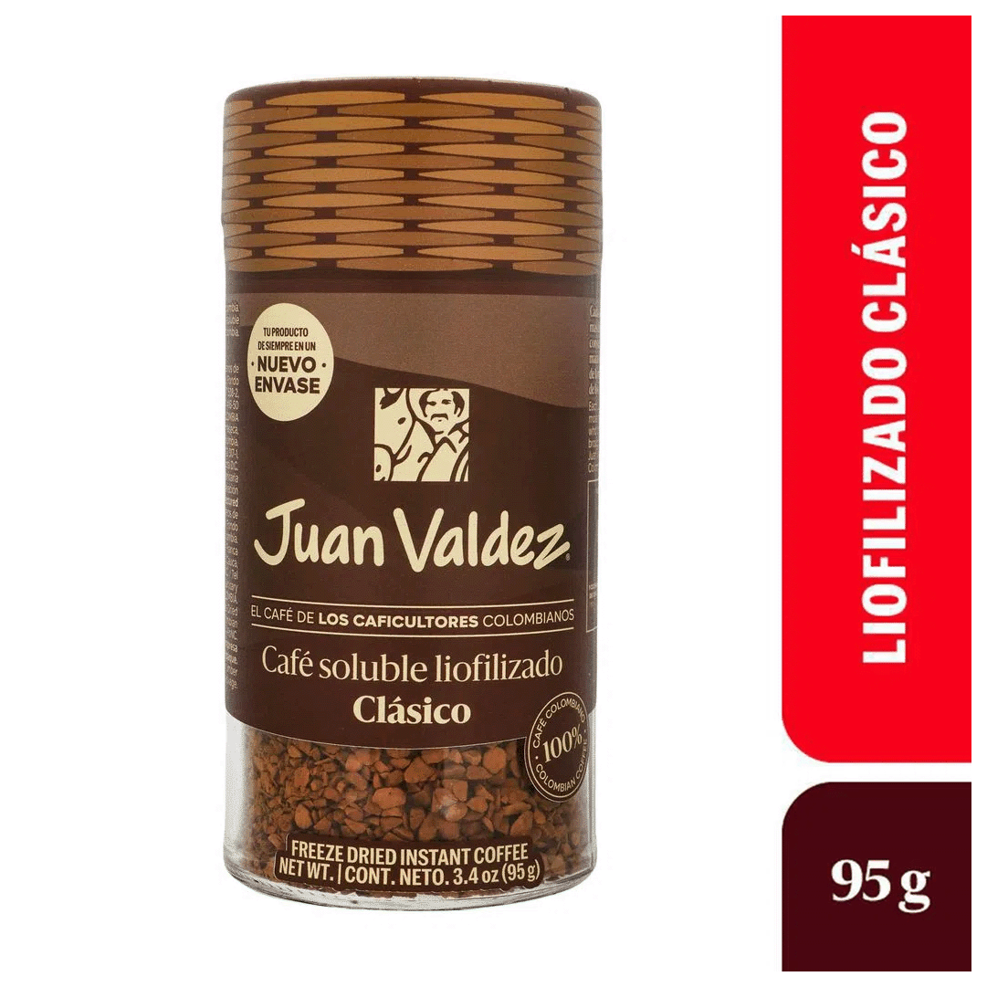 Café Juan Valdez Liofilizado Clásico x95gr