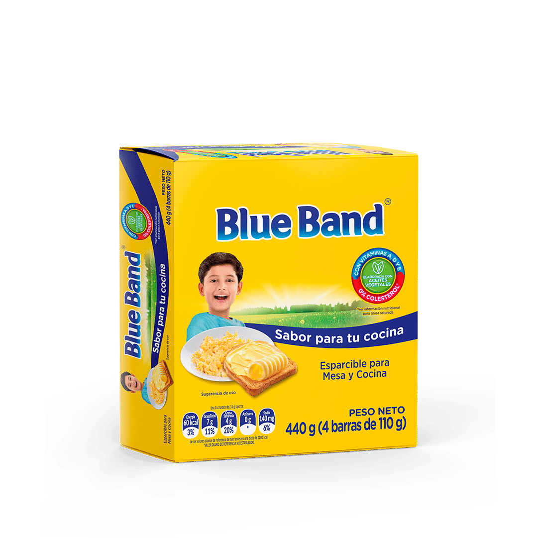 1Dp Margarina Blue Band Con Sal x4 Barras x110gr