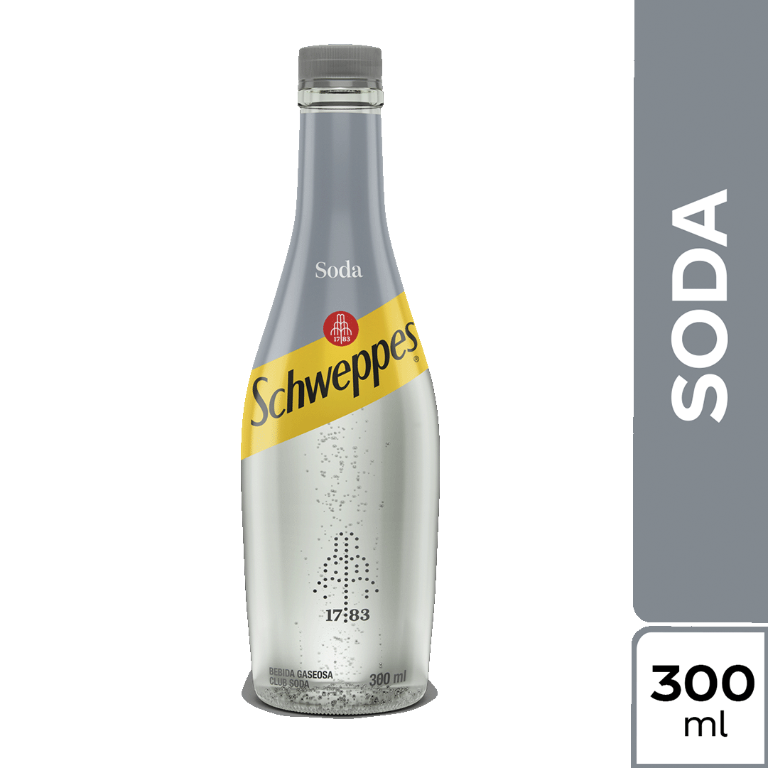 Schweppes Soda Vidrio x300ml