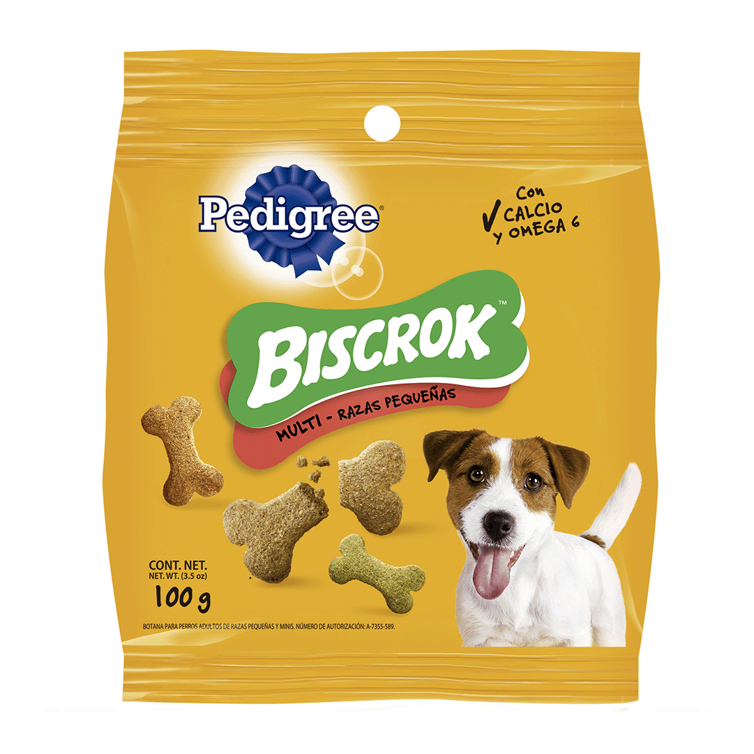 Snack Para Perro Pedigree Biscrok Multi Raza Pequeña x12Un x100gr