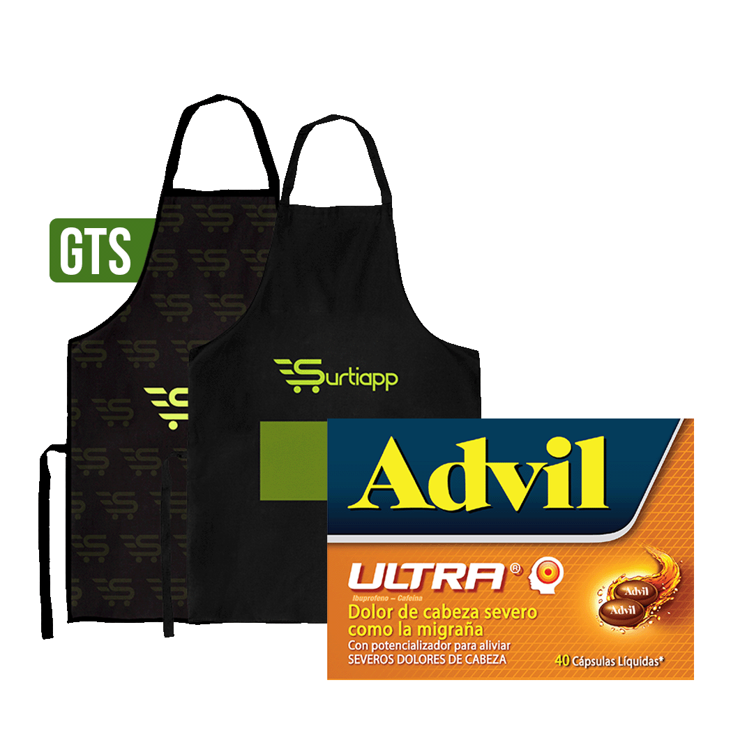 Advilx40 Capsulas Ultra Gts Delantal E-commerce