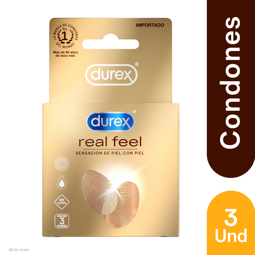 Preservativo Durex Real Feel x3 Preservativos